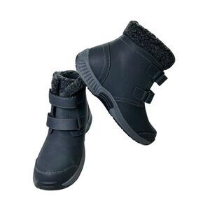 NEW OrthoFeet Florence Black Boots Women's Sz 9.5 Arch Support Lined Waterproof